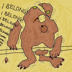 Fred's Dread Monster crumbling